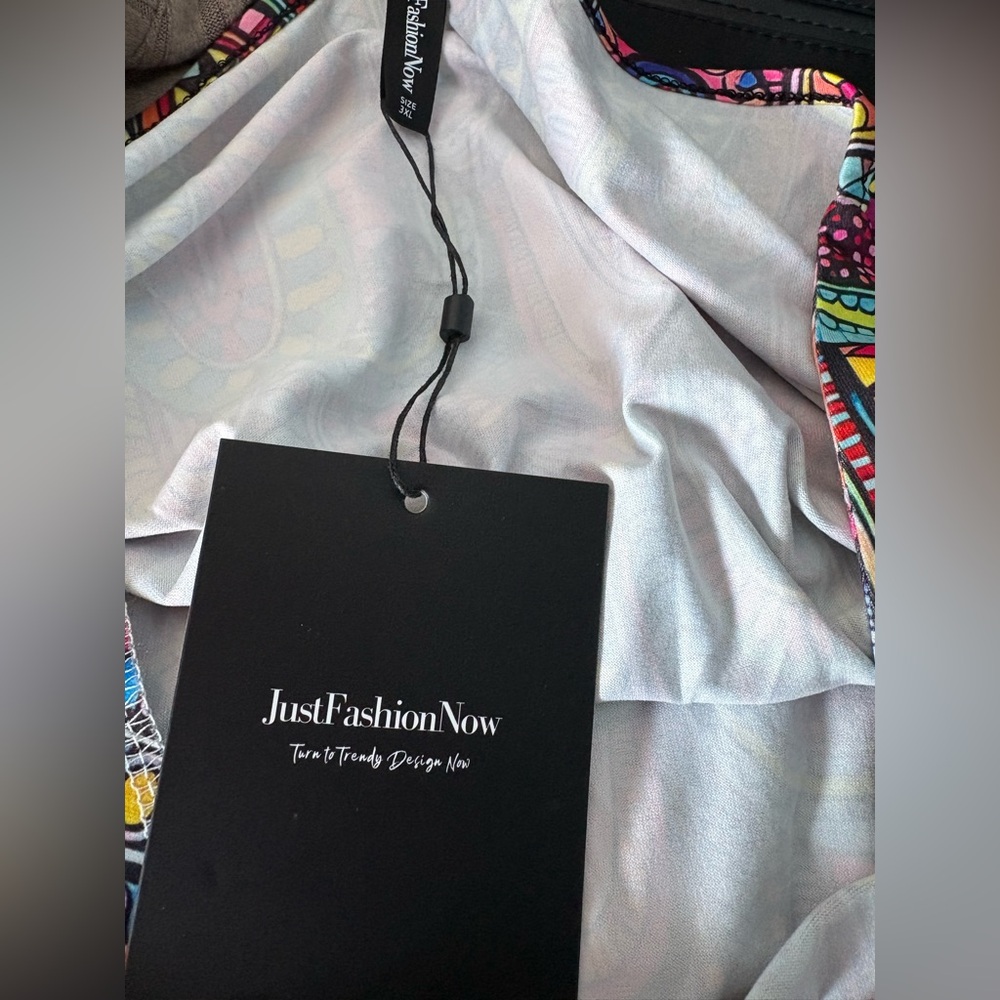 LOFT Colorful Patterned Women's Blouse - Picture 7 of 8